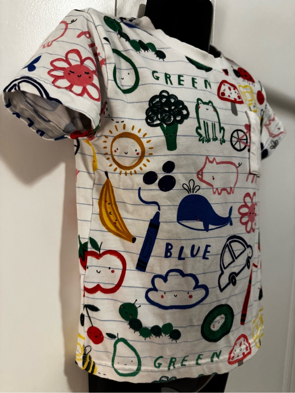 SOLD Little Sleepies “Coloring Crew” Bamboo Relaxed Tee - Picture 3 of 4